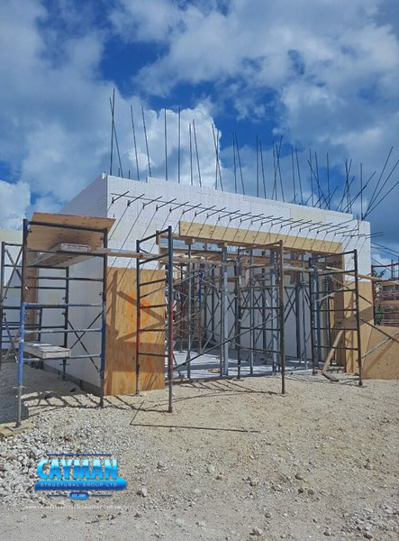 Cayman Structural Group 538 The Shores Custom Home Update 3/15/17